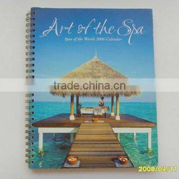 Custom pvc cover cheap spiral notebook