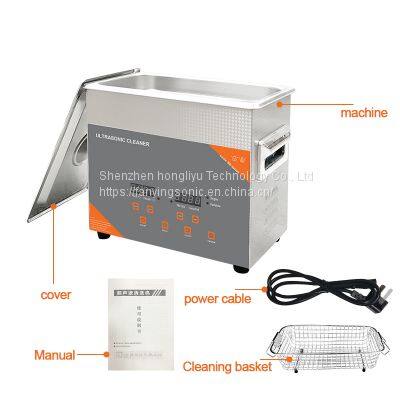 FanYing 3L Ultrasonic Cleaner 120W With Heater Timer Degas 40khz Wash Jewelry Ring Oil Rust Removal Surgical Clinic Dental Tool photo-2