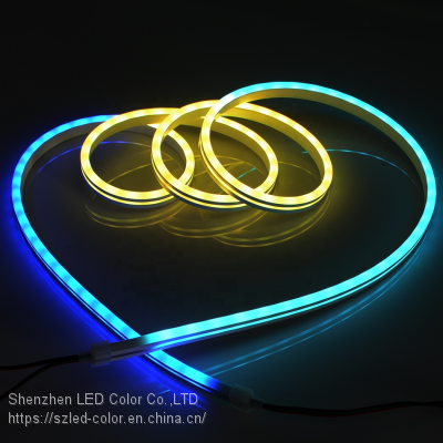 Addressable 6*13mm IP67 Neon Flex Led Strip Pixel RGB Digital Full Color Neon Led Strip Lighting photo-3