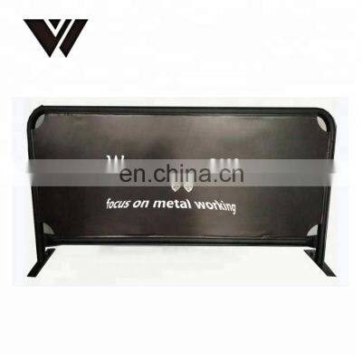 Square Pipe/Tube Frame Expandable Outdoor Cafe Barrier For Advertising Safety Breeze Barrier Advertising Banner Custom photo-5