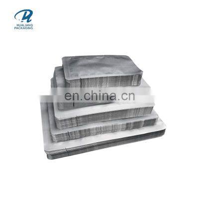 China Factory 3 Side Heat Seal Plastic Bag Custom Aluminum Foil Packaging Bag For Grain Mask Food Bag