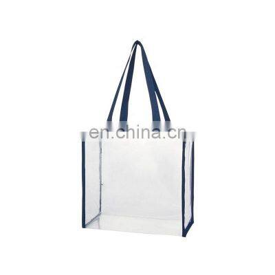 Best Selling Custom Promotional Waterproof Women Tote Transparent PVC Cosmetic Bag photo-3