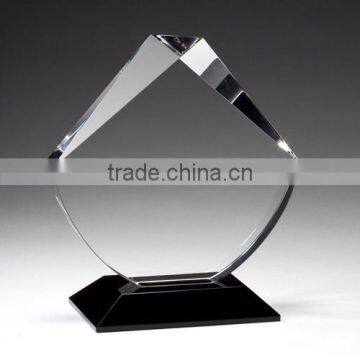 Shield themed crystal plaques high sublimation crystal awards