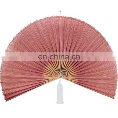 Hot Selling Oversized Bamboo Fan Wall Decor Boho Woven Home Wall Art Decoration Vietnam Supplier