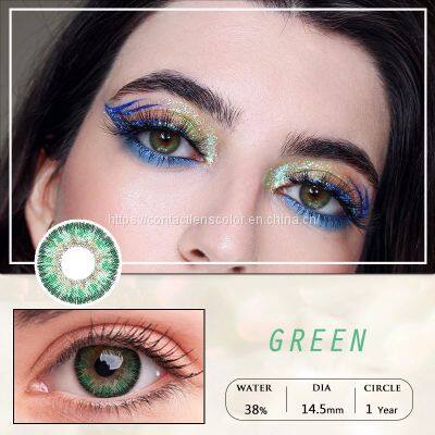 Wholesale Contact Lenses Natural Yearly Eye Color Contact Lens Lentes de Contacto photo-3