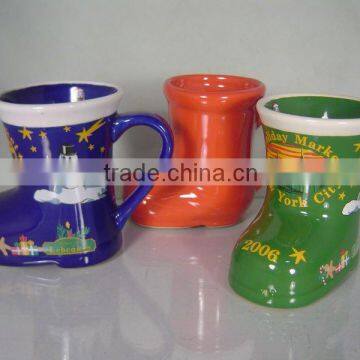 boots shaped cup and mug