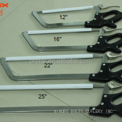 Butcher's Hand Manual Meat Bone Frozen Meat Saws Kitchen Bow Saws 16