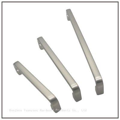 Nickel Plated Ripple Kitchen Handles Drawer Pulls T Bar Zinc Alloy Cabinet Hardware Handles photo-5