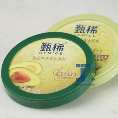 Tengjia Matte Surface Finish Iml In Mold Labeling Stickers With CMYK Color