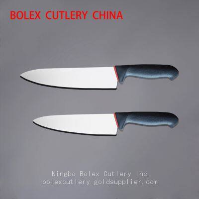 ножи, произведенные в Китае компанией Bolex для программы аренды, шлифования и обмена ножей на заточку, услуги по которой предоставляют дилеры, такие как Nella Cozzini