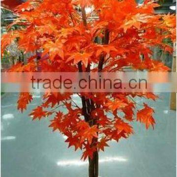2014 the artificial mini tree fabric leaf artificial tree/artificial maple tree for indoor decoration