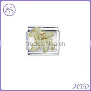 Stainless Steel Live Love Laugh Laser Italian Link Bracelet Charms photo-2