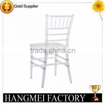 Wholesale Cheap Clear Resin Tiffany Chair With Cushion photo-2