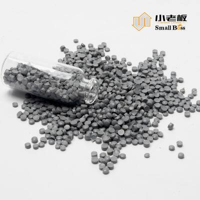 Customized Grey Hard PVC UPVC Compound Granules for Injection Molding photo-6