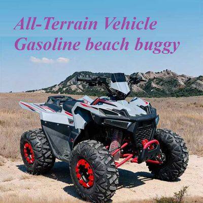 Gasoline powered and electrically driven all terrain vehicles