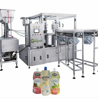 Spout Pouch Filling Capping Machine