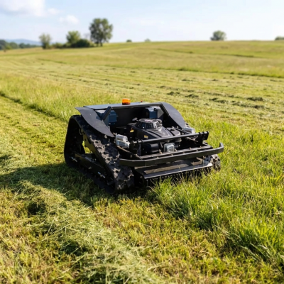 Vigorun VTLM600 Tondeuse à gazon industrielle sans fil à commande à distance à propulsion autonome à 4 temps avec moteur à essence approuvé par l'EPA