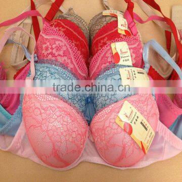 0.47USD Hot Newest Style Fashional Cheap Ladies Bra Designs/Thin Sponge 32-40BC Cup/5 Colors At Least (kczd134)