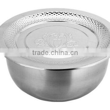Hot Selling Stainless Steel Mixing Bowl Set / Salad Bowl Set / Metal Fruit Bowl photo-3