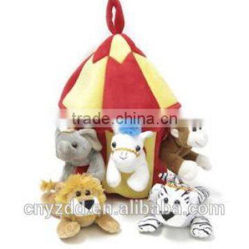 pet cats house/soft pet dog house/plush animal farm house