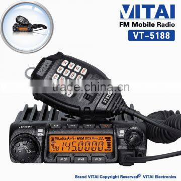 VITAI VT-5188 CTCSS&DCS DTMF-2tone-5tone Repeater VHF/UHF Mobile Security Guard Equipment Radio