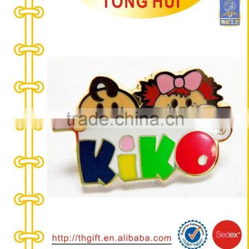 Smart Cartoon KIKO Logo Hard enamel pin