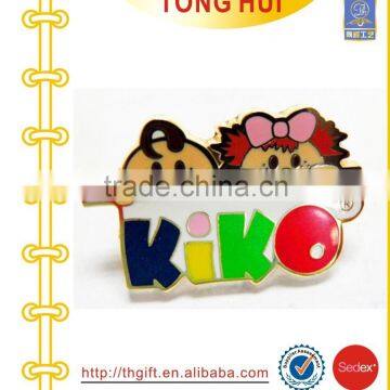 Smart Cartoon KIKO Logo Hard enamel pin