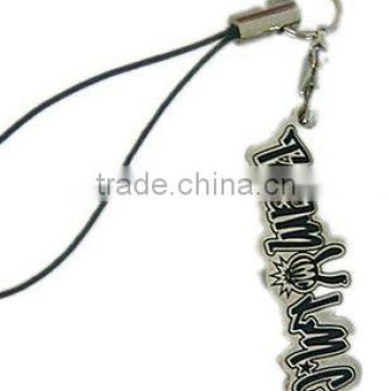 2012 metal letter mobile phone straps