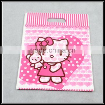 Custom Printed Die Cut LDPE Plastic Shopping Bag