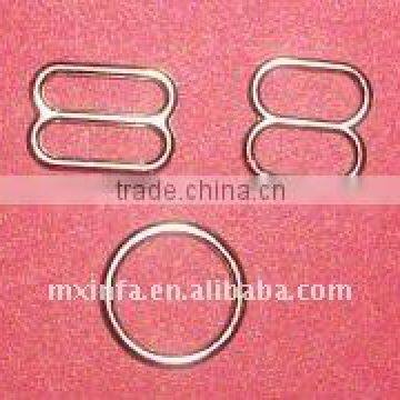 Bra strap ring and adjuster