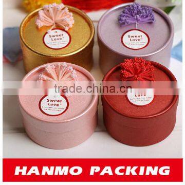 customized small cute paper packaging tube for candy factory produce