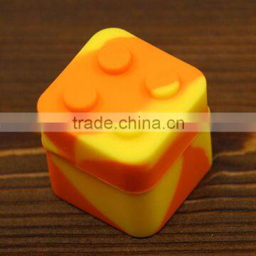 Non-stick Custom Silicone Bho Container Lego Slick Butane Hash Silicone Container Silicone Wax Jar 9ml photo-2