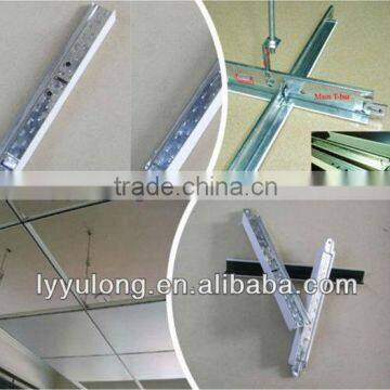 T Grid for gypsum ceiling tiles