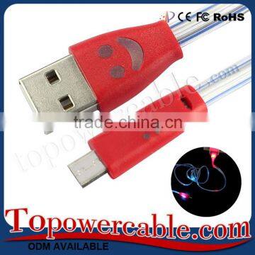 2016 New Premium High Quality LED Light-UP USB To Micro USB V8 Charging Cables photo-3