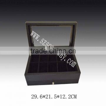 Wooden Jewellery boxed with watch holder ,black watch boxes