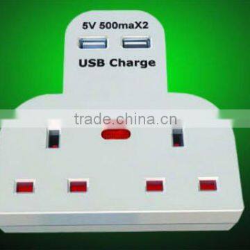 BS Multi socket with USB