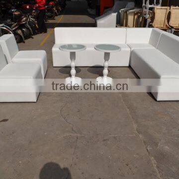 Pure White Fabric Sectional Sofa Set XYN430 photo-5