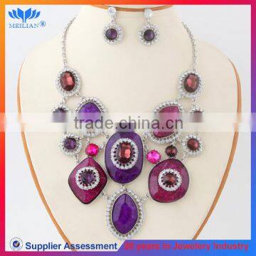 FANCY RED STONE POPULAR trendy necklace 2014