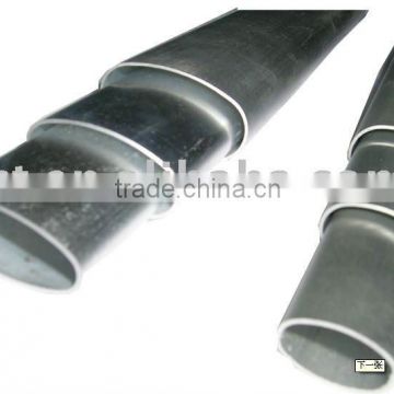 Q195 Oval Steel Pipes/ Galvanized, Bright, Black