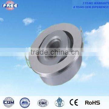 1w LED ceiling light component aluminum alloy round hot sale,used for shopping mall,supermarket,hotel,high-grade household