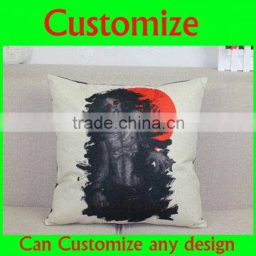 High quality wholesale burlap pillow cover plain Modern Throw Pillow