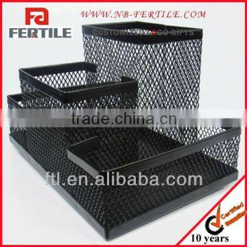 Steel pen container wire netting commercial black