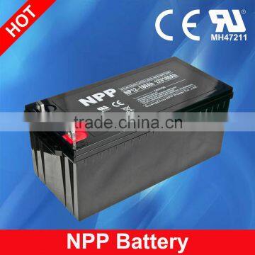 12V 180AH Solar Panel Deep Cycle Back up Lights Solar Light Rechargeable Battery photo-2