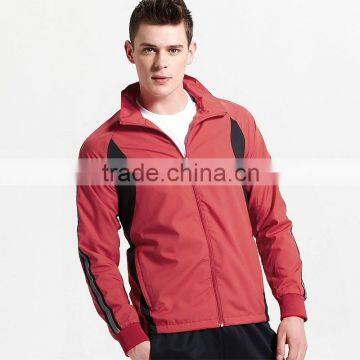 Fashion mens polyester sports jacket design