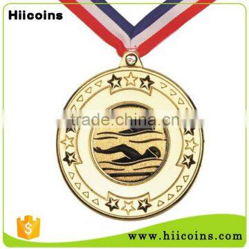 China Manufacturer Wholesale Soft Enamel Metal Swimming Medal