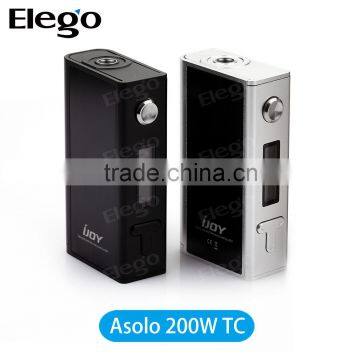 2015 Hot Selling IJOY Asolo 200W TC Box Mod Work With TC Ni/Ti /Common A1 Wire