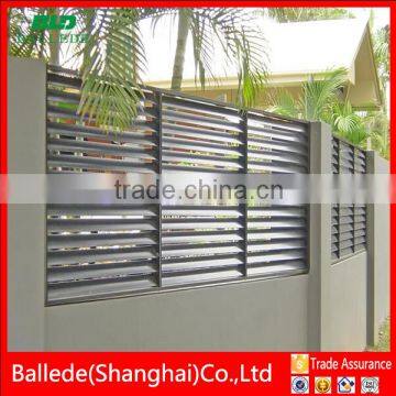 aluminum adjustable louver fence for sunshade