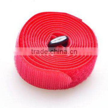 Adjustable Cable Strap Hook and Loop With Plastic Buckle photo-4
