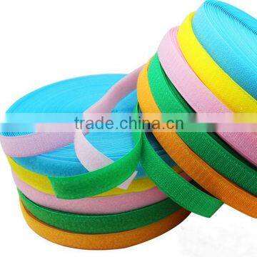 Nylon colorful sew on Hook and Loop tape