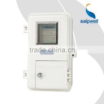 SAIP/SAIPWELL New Product Digital Electricity Meter Glass Fiber Reinforced Plastics Electric Meter Box Cover